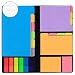 JARLINK 578-in-1 Divider Sticky Notes Set, Super Sticky Page Markers Prioritize with Color Coding, 60 Ruled, 40 Dotted, 40 Blank, 60 Orange and Pink, 150 Index Tabs and 168 Labels