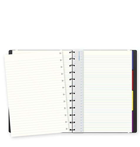 Filofax 115022 - Cuaderno de anillas (A4, reutilizable), negro - imagen 3