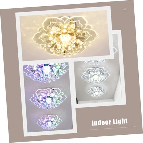 Lampe de plafond cristal luminaire moderne salon couloir maison - 2