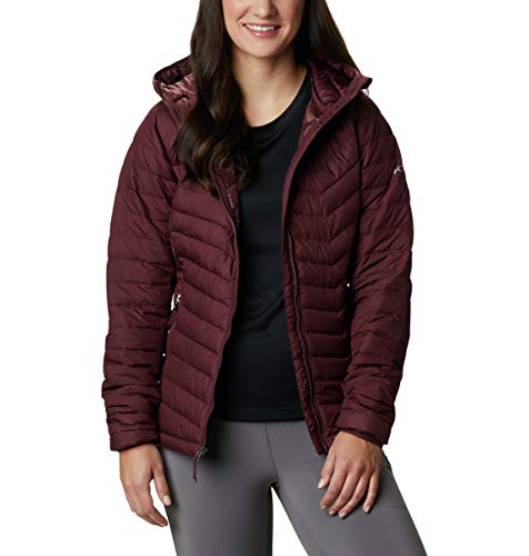 Columbia Women's Powder Lite Hooded Jacket, Malbec, Small
