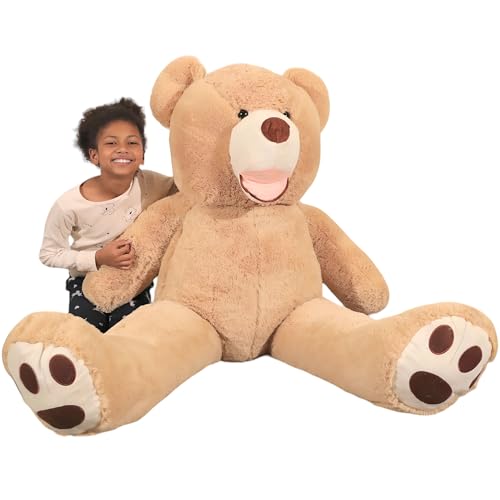 bananair - Oso Peluche Gigante 130 a 340 cm - Fabricado en Francia, Certificado CE - Ultra Suave y Esponjoso, Peluche Grande Abrazos Asegurados Cumpleaños y Otras Celebraciones (160 cm)