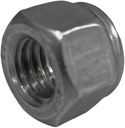 Miniatura 2 de 100 Pc Set 12"-13 Stainless Steel Nylon Insert Lock Nut Right Hand Hex Nut