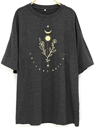 Image of Remidoo Oversized Graphic Tshirts for Women Casual Loose Fit Short Sleeve Tee