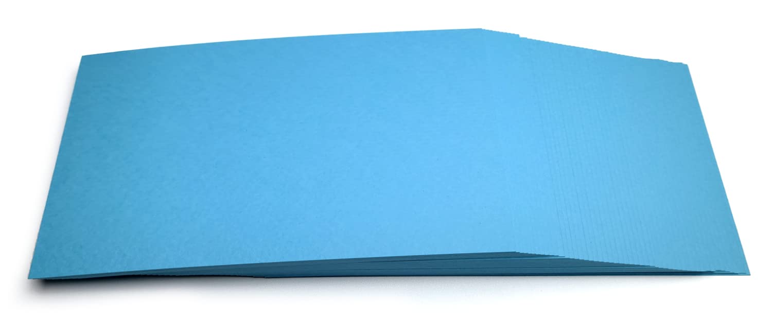 PPAPPAPPIYO 50-Pack 3x5 Blank Index Cards - 180gsm Thick Colored Cards (Blue) - View #8