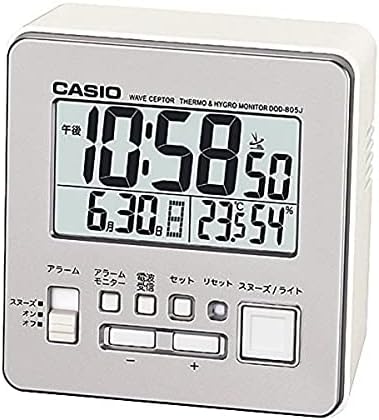 Frente view of Casio Wave Ceptor Alarm Clock