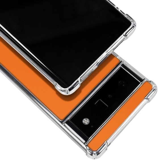 Skinit Clear Phone Case Compatible with Google Pixel 6 - Orange Design