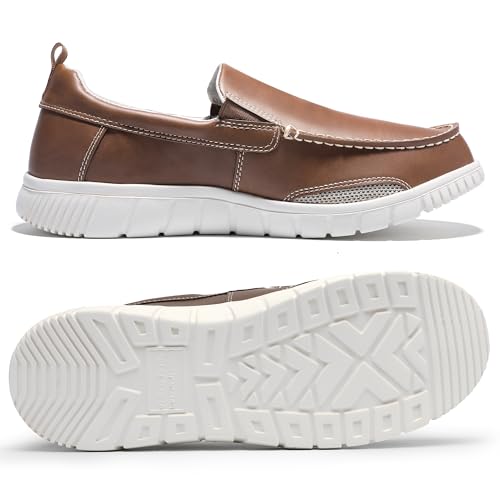 Mens Fashion Sneakers Boat Shoes Slip On Men Loafer Shoes Stylish Casual Loafers Deck Shoes for Men3