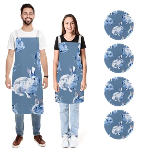 Tabliers de cuisine grand format lot de 2 pour protéger vos habits