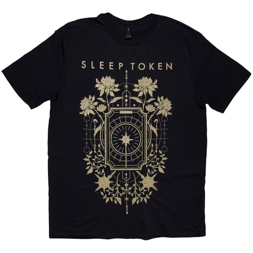 T-Shirt Sleep Token Caramel fini les vêtements de groupe ternes avec Rock Off
