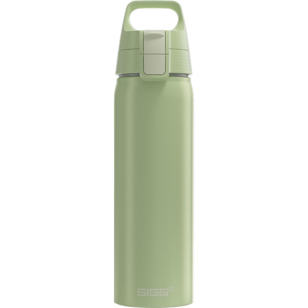 Sigg - Aluminum Water Bottle - WMB One Eco Green - ClimatePartner Certified - Suitable For Carbonated Beverages - Leakproof & Lightweight - BPA Free - Green - 0.75 L