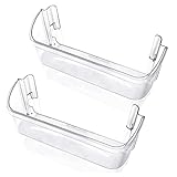 UPGRADED 2 Pack 240323002 Refrigerator Door Bin Shelf Compatible with Frigidaire & Kenmore Bottom 2 Shelves on Refrigerator Side, PS429725, AP2115742 Replacement Parts