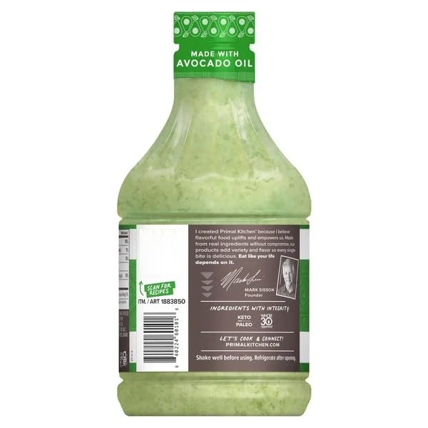 Amazon.com: Primal Kitchen Avocado Lime Dressing, 31 Ounce Amazon.com: Primal Kitchen Avocado Lime Dressing, 31 Ounce
