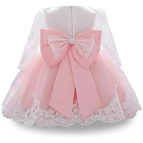IZKIZF Baby Girls Lace Bowknot Dress Cover
