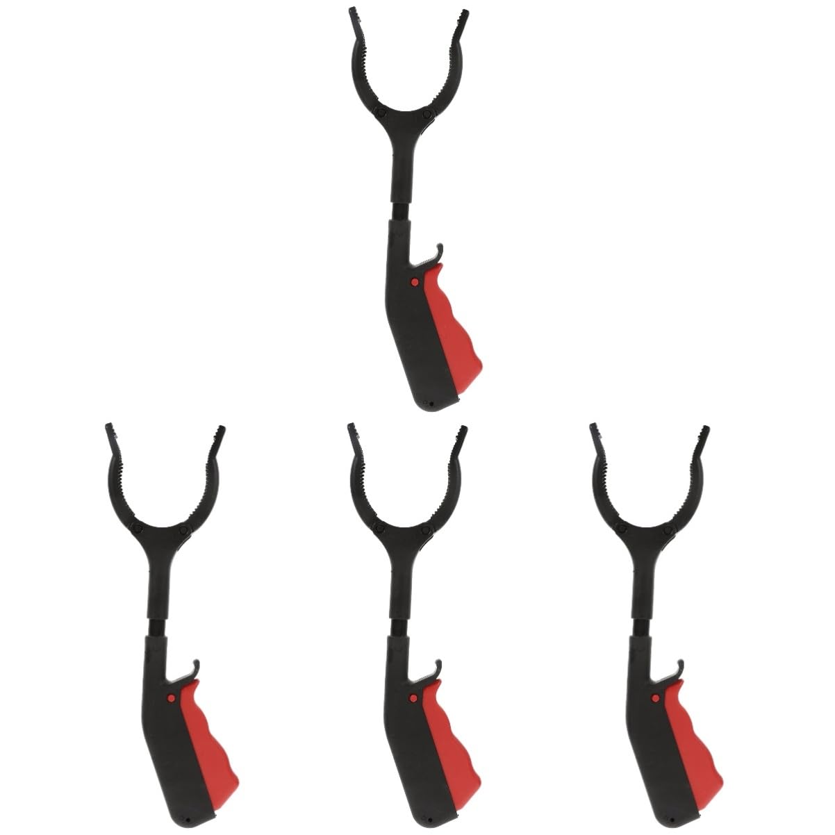 COLLBATH 4pcs Portable Trash Grabber Tool Litter Picker Comfort to Use for Outdoor and Indoor Cleaning Abs