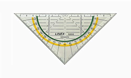 Équerre géométrique Linex s2616 en SAN haute précision pour traçage technique