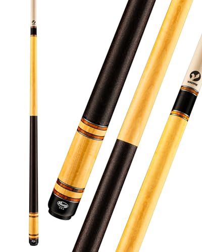 Viking Cues Impero taco de billar de arce Hard Rock con punta de cuero miniatura 1
