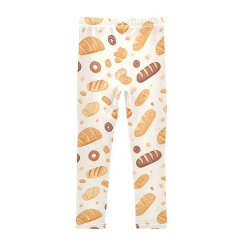 Various Types of Bread Girls Leggings Athletic Pants Tights Stretch Bottom2