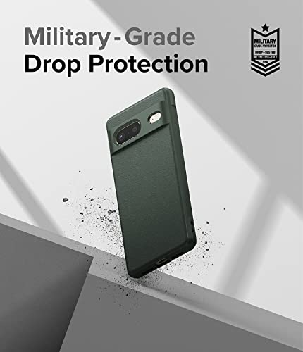 Image of Ringke Onyx for Google Pixel 7 Case [Feels Good in The Hand] Oil & Dirt Resistant, Enhanced Camera Lens Protection, Comfortable Grip, Non-Slip, Lightweight Cover - Dark Green