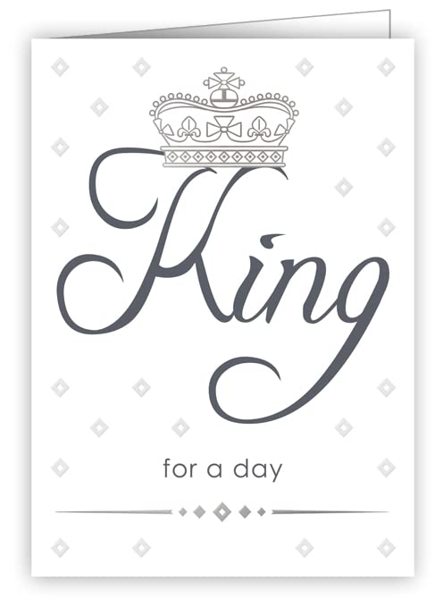 Quire Mini Card King For A Day
