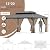 RTDTD 12' x 20' Hardtop Gazebo,Outdoor Permanent Pavilion Double Galvanized Steel Roof Pergola with Nettings and Curtains,Patio Sunshade Gazebos for Patio Lawns Backyard Deck,Brown