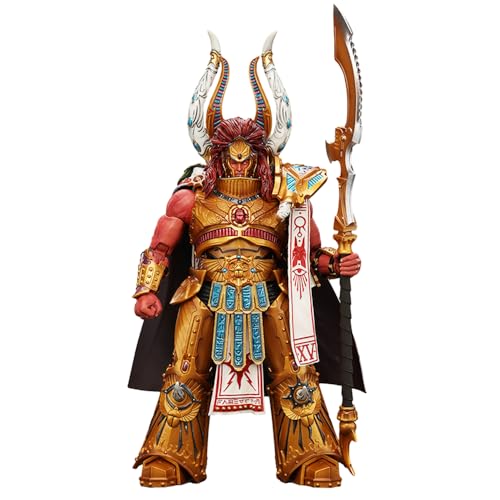 JOYTOY Warhammer 30K Thousand sons 8.7 inch Magnus The Red Primarch of The XVth Legion 1:18 Scale Action Figure Mecha Joy Toy Collection Model