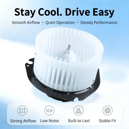 Image of HVAC Blower Motor with Fan - Compatible with Chevy Express 1500 2500 3500 4500 and Savana 1500 2500 3500 4500 (1996-2025) - AC Heater Fan Assembly - Part Number 700067 89019112