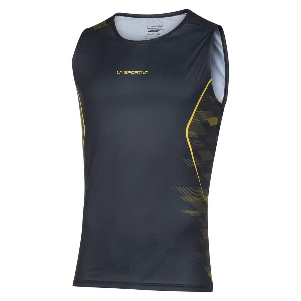 La Sportiva Men's Pacer Tank M Black/Yellow Top, S