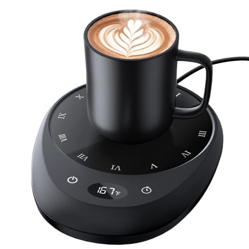 MEION Coffee Mug Warmer for Desk, Coffee Cup Warmer, 4 Temp Settings & 1-12H Timer, Coffee Warmer...