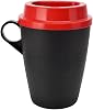 Thermal Coffee and Tea Cup with Handle, 450 ml, With Lid, Multicolor