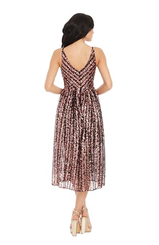 Image of Dress The Population Women's Haley Fit and Flare Midi Dress