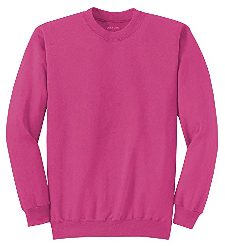 Adult Soft and Cozy Crewneck Sweatshirts in 25 Colors in Sizes S-4XL
