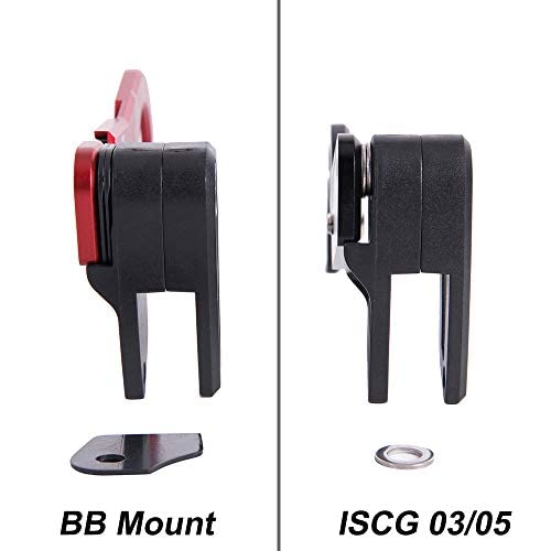 MASO Bike Chain Guide, MTB 30-40T Bash Guard - Single Ring for ISCG 03 BMX Mount Road (Black)