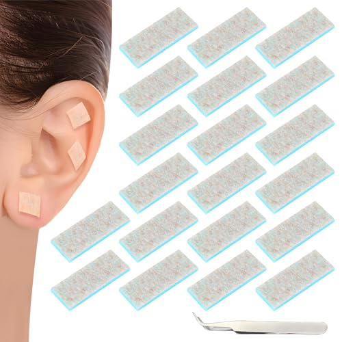 200 Pcs Akupunkturpflaster Akupressur Pflaster Akupunktur Nadeln Akupunkturnadeln Dauernadeln Akupunktur Pflaster Mit Pinzette Einweg-Ohrenpflaster Zur Linderung Von Beschwerden