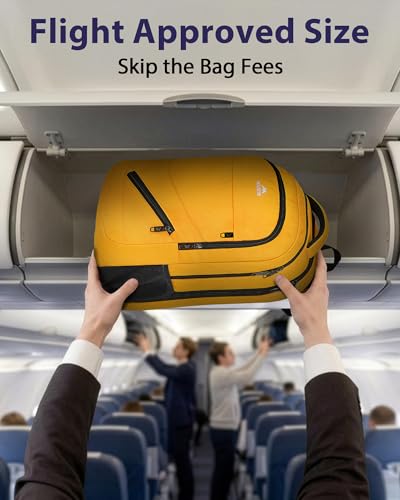 Image of MATEIN 17 Inch Travel Backpack, Water Resistant Commute Work Carryon Bag with Anti Theft Pocket & Luggage Sleeve, Fashion Large College Laptop Daypck, Warm Gifts Backpack for Men Women