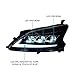 Headlight Assembly Compatible with Nissan Sentra B17 2012-2015 Compatible with Sylphy Full LED Light Source Sequential Turn Signal DRL