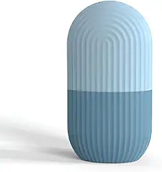 Molde Massageador Cubo de Gelo Rosto Tira Olheiras Ice Face Roller Suporte para Massagem Facial bastão de beleza facial Cuidados com a pele Silicone Face Ferramenta de Esfera de ice para clarear