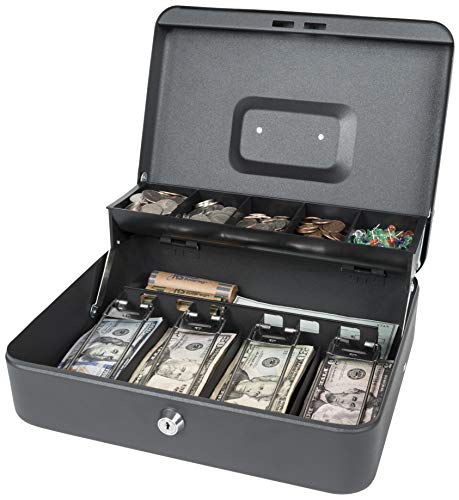 Royal Sovereign Money Handling Security Box Cash Box (Rscb-400), Tiered-Tray #TOP5