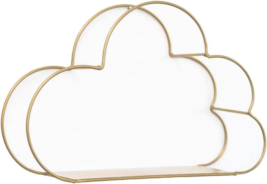 Calandis Cloud Shape Iron Wall Hanging Storage Shelf Floating Shelves Bronze