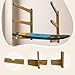 Aosekaa Surfboard Wall Mount Surf Board Holder Storage Surfboard Rack,Snowboard Holder, for Garage Longboards Shortboards Ski Home