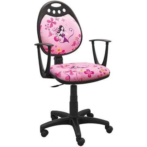 Best For Kids Kinderschreibtischstuhl Kinder-Drehstuhl Super 4 Design Model Princess Cover