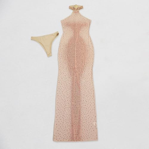 Image of PORRCEY Sexy Elegant Rhinestone Party Club Night Formal Dress for Women