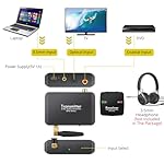 PROZOR 2.4Ghz Wireless Audio Transmitter Receiver for TV Support Optical Coaxial 3.5mm Input 96kHz/24bit Digital Audio Adapter with Low Latency 165ft Long Range - Image 2