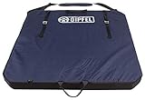 crashpad bouldern test Lighweight mat designed for recreational bouldering and Climbing, for Gymnastics and Parkour training. Dimensiones: 100 x 100 x 8 cm, con una correa para el hombro. 3 kg.