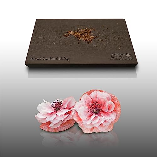 100 graines de Fleurs à semer - Le Grenier d'Abondance - PAVOT Double Shirley - Papaver