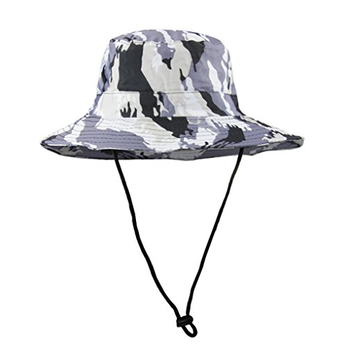 MioCloth Outdoor Kids Camo Bucket Big Brim Hat UPF50+ UV Ray Sun Protection Boys Sun Hat2