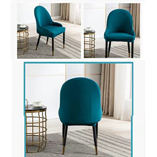 Xgangm Curved Back Bar Stool Slipcovers With Arms Set Of 4/2/1 Bar Accent Kitchen Counter Height Chair Covers Swivel Stretch Pub Stool Slipcover For Office Dining Chair,Dark Green,4Pcs #TOP5