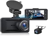 Oryzom Dashcam 4K Pro – Enregistrement Ultra HD avec caméras Avant/arrière, Caméra Voiture avec Capteur G and WDR, Vision Nocturne et Surveillance 24h/24(1080P + Allume-Cigare)+32gb