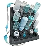 DAN Market Bottle Drying Rack Kitchen Organizer, Wall Mounted Commercial Dryer for Squeeze Sauce Bottles...