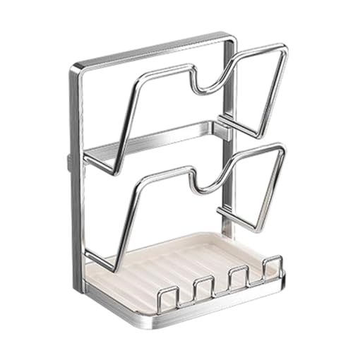 Support de couvercle de casserole pour optimiser armoire et placard - 7