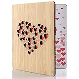 💝【MANO DE OBRA EXQUISITA】: Tarjeta cumpleaños usa láser para cortar hermosas formas, diseño especial para expresar su amor, la página interior tiene suficiente espacio para agregar su propio saludo único, esto será un tesoro por muchos años.